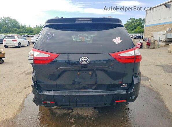 5TDDZ3DC6HS162852 2017 TOYOTA SIENNA Black Widok z tyłu