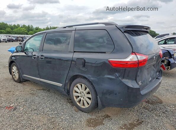 5TDDZ3DC7HS174282 2017 TOYOTA SIENNA Black Trasero izquierdo