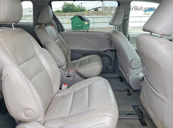 5TDDZ3DC7HS174282 2017 TOYOTA SIENNA Black Vista interior trasera