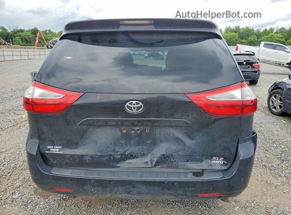 5TDDZ3DC7HS174282 2017 TOYOTA SIENNA Black Vista trasera