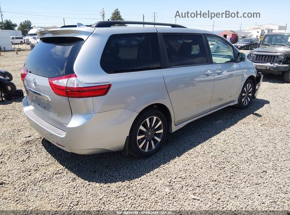 5TDDZ3DC7KS227375 2019 TOYOTA SIENNA Silver Задня права чверть