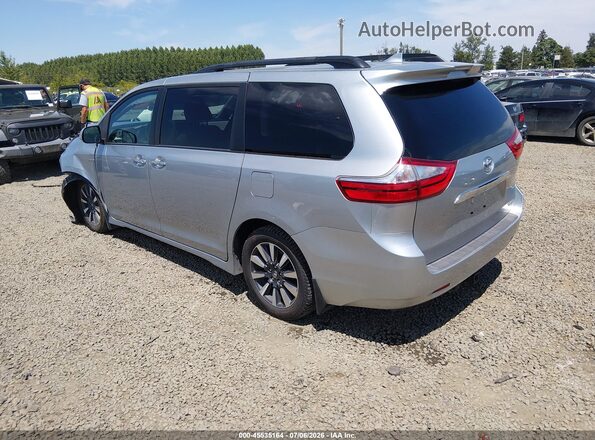 5TDDZ3DC7KS227375 2019 TOYOTA SIENNA Silver Задня ліва чверть