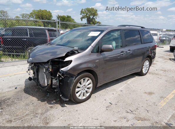 5TDDZ3DC8HS174050 2017 TOYOTA SIENNA Beige Przód lewy