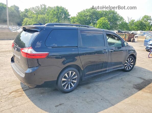 5TDDZ3DC9KS214725 2019 TOYOTA SIENNA Черный Задняя правая четверть