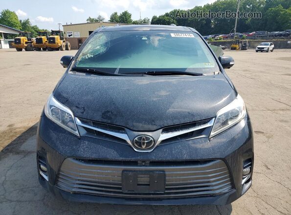 5TDDZ3DC9KS214725 2019 TOYOTA SIENNA Черный Вид спереди