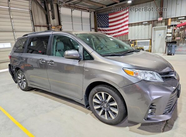 5TDDZ3DC9LS228111 2020 TOYOTA SIENNA Серый Передняя правая четверть