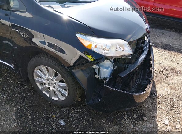 5TDDZ3DCXHS171229 2017 TOYOTA SIENNA Black 