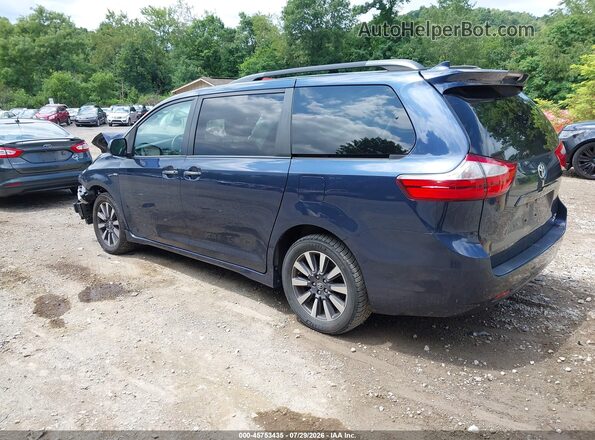 5TDDZ3DCXKS213583 2019 TOYOTA SIENNA Blue Հետևի ձախ