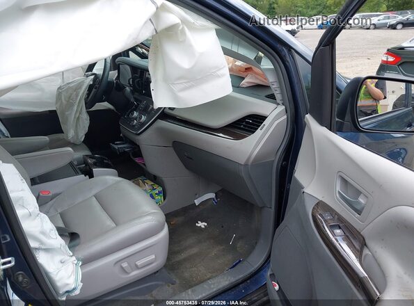 5TDDZ3DCXKS213583 2019 TOYOTA SIENNA Blue Սալոնի դիմացի տեսք