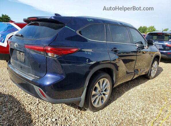 5TDDZRBH0LS013301 2020 TOYOTA HIGHLANDER Blue Tył prawy