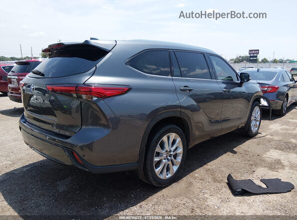 5TDDZRBH0LS050297 2020 TOYOTA HIGHLANDER Gray Задня права чверть
