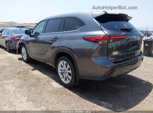5TDDZRBH0LS050297 2020 TOYOTA HIGHLANDER Gray Задня ліва чверть