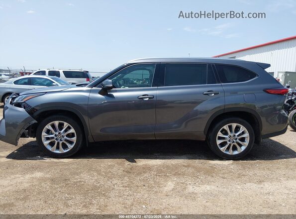 5TDDZRBH0LS050297 2020 TOYOTA HIGHLANDER Gray Панорамний вид салону 360°