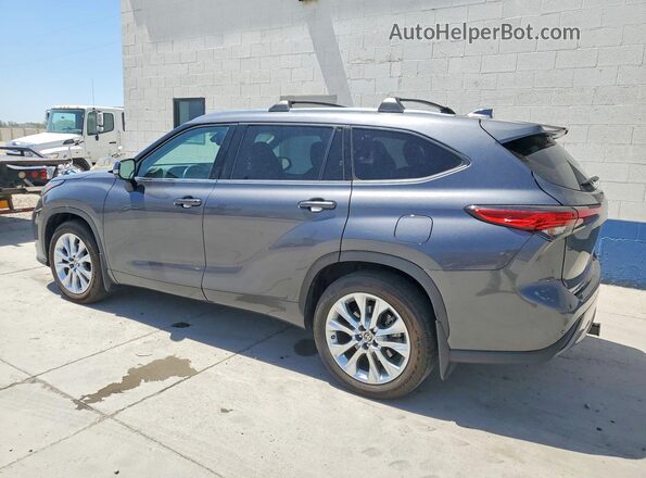 5TDDZRBH2MS526826 2021 TOYOTA HIGHLANDER Gray Rear left