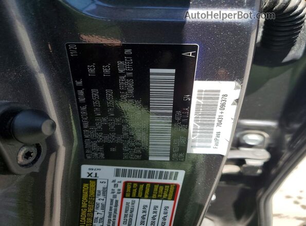 5TDDZRBH2MS526826 2021 TOYOTA HIGHLANDER Gray Engine compartment view