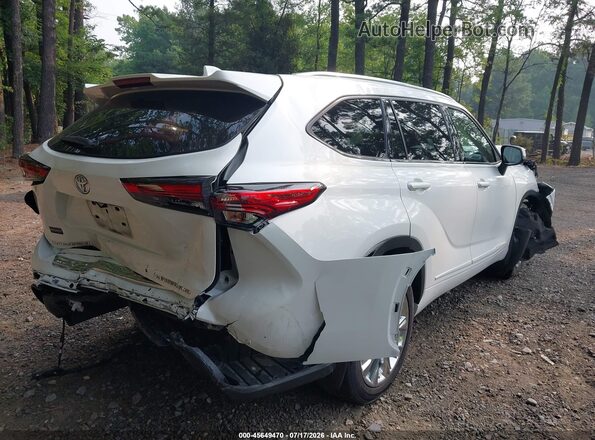 5TDDZRBH3LS013180 2020 TOYOTA HIGHLANDER White Задня права чверть