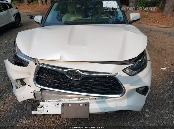 5TDDZRBH3LS013180 2020 TOYOTA HIGHLANDER White Вид спереду