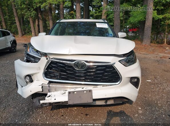 5TDDZRBH3LS013180 2020 TOYOTA HIGHLANDER White Вид щитка приладів