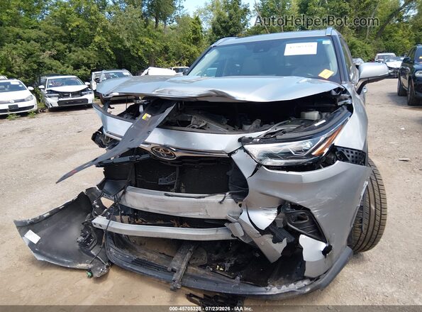5TDDZRBH3LS015267 2020 TOYOTA HIGHLANDER Gray Instrument cluster view