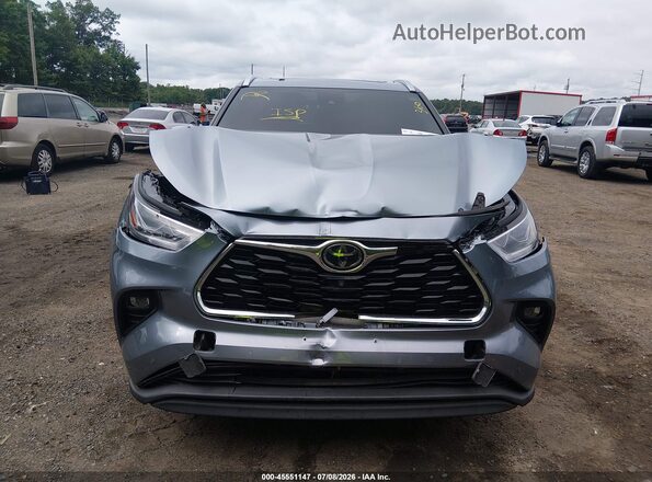 5TDDZRBH3MS077270 2021 TOYOTA HIGHLANDER Light Blue Вид панели приборов