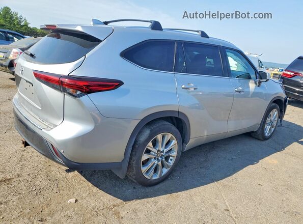 5TDDZRBH4LS009946 2020 TOYOTA HIGHLANDER Silver Задня права чверть