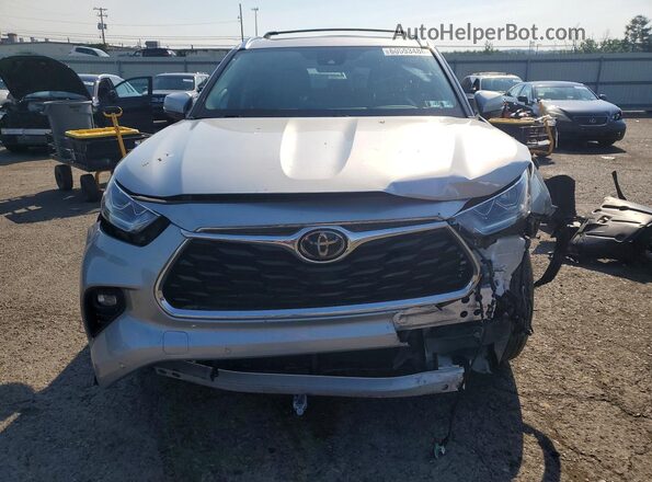 5TDDZRBH4LS009946 2020 TOYOTA HIGHLANDER Silver Вид спереду