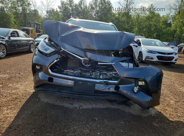 5TDDZRBH4MS159525 2021 TOYOTA HIGHLANDER Gray Widok z przodu