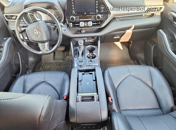 5TDDZRBH4MS159525 2021 TOYOTA HIGHLANDER Gray Widok deski rozdzielczej