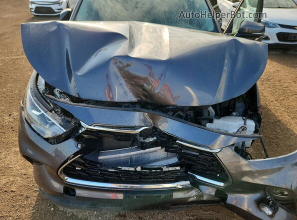 5TDDZRBH4MS159525 2021 TOYOTA HIGHLANDER Gray Widok komory silnika