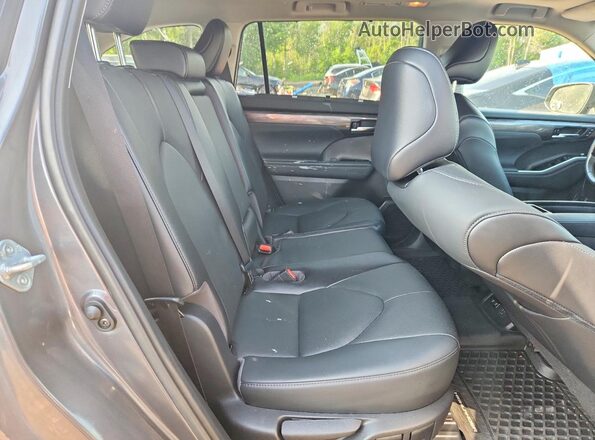 5TDDZRBH4MS159525 2021 TOYOTA HIGHLANDER Gray Widok wnętrza z tyłu