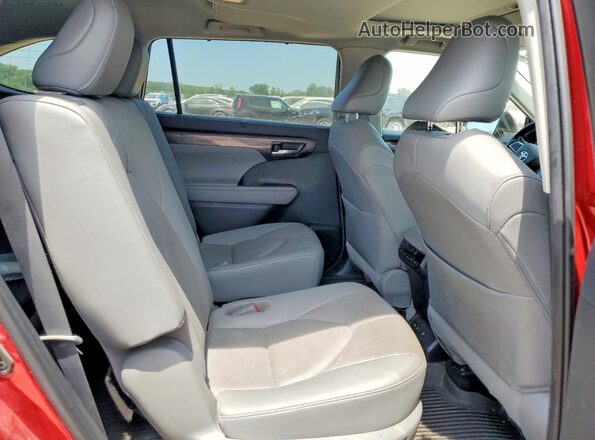 5TDDZRBH5MS525928 2021 TOYOTA HIGHLANDER Красный Вид задних сидений