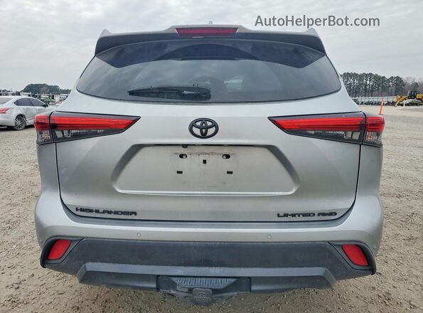 5TDDZRBH7LS031231 2020 TOYOTA HIGHLANDER Silver უკანა ხედი