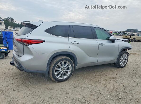 5TDDZRBH7LS031231 2020 TOYOTA HIGHLANDER Silver უკანა მარჯვენა