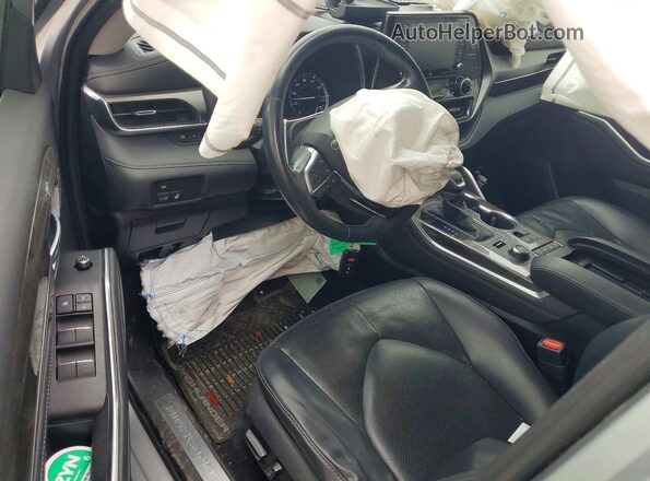 5TDDZRBH7LS031231 2020 TOYOTA HIGHLANDER Silver წინა პანელის ხედი