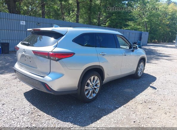 5TDDZRBH7MS540219 2021 TOYOTA HIGHLANDER Серебряный Задняя правая четверть