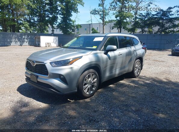 5TDDZRBH7MS540219 2021 TOYOTA HIGHLANDER Серебряный Передняя левая четверть