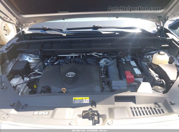 5TDDZRBH7MS540219 2021 TOYOTA HIGHLANDER Серебряный Вид сзади