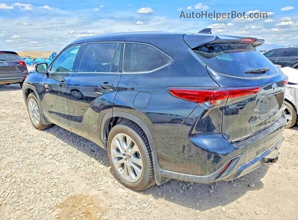 5TDDZRBH8MS556509 2021 TOYOTA HIGHLANDER Black Rear left