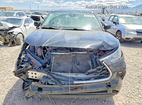 5TDDZRBH8MS556509 2021 TOYOTA HIGHLANDER Black Front view