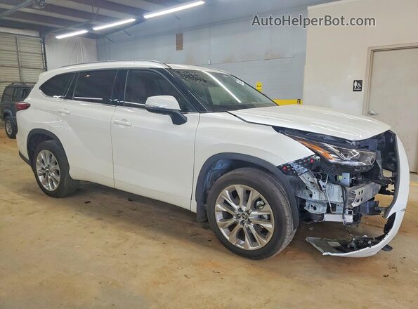 5TDDZRBH9LS014480 2020 TOYOTA HIGHLANDER White წინა მარჯვენა