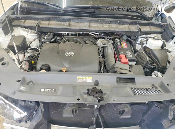 5TDDZRBH9LS014480 2020 TOYOTA HIGHLANDER White ძრავის განყოფილების ხედი