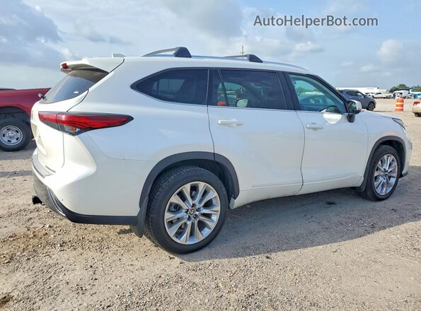 5TDDZRBH9LS028265 2020 TOYOTA HIGHLANDER White Trasero derecho