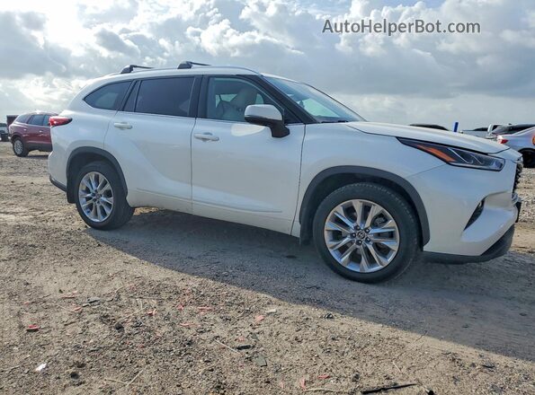 5TDDZRBH9LS028265 2020 TOYOTA HIGHLANDER White Delantero derecho
