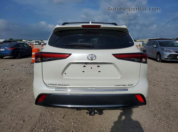 5TDDZRBH9LS028265 2020 TOYOTA HIGHLANDER White Vista trasera
