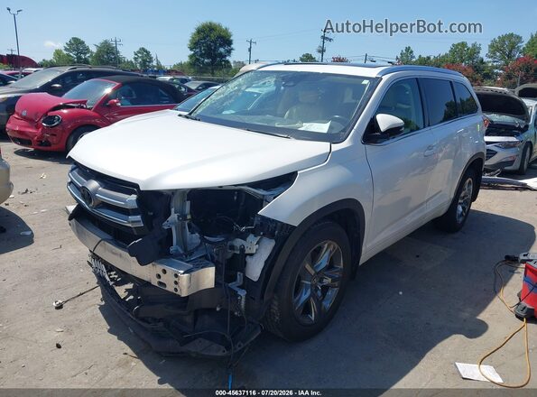 5TDDZRFH0HS417393 2017 TOYOTA HIGHLANDER White Front left
