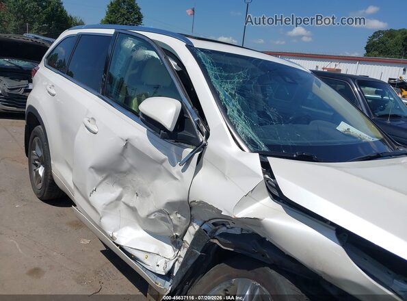 5TDDZRFH0HS417393 2017 TOYOTA HIGHLANDER White 
