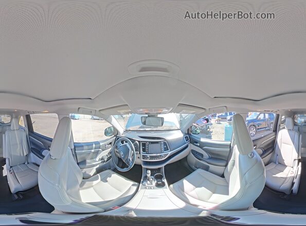 5TDDZRFH0HS428345 2017 TOYOTA HIGHLANDER Silver Панорамний вид салону 360°