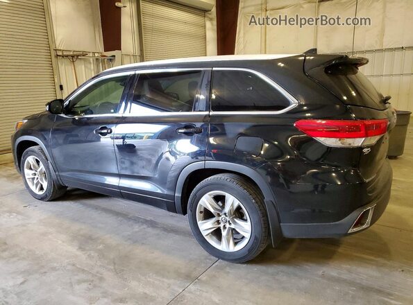 5TDDZRFH0JS812714 2018 TOYOTA HIGHLANDER Black Trasero izquierdo