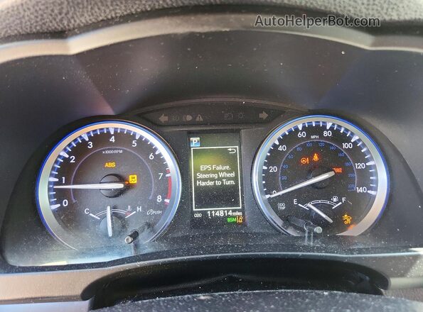 5TDDZRFH0JS827567 2018 TOYOTA HIGHLANDER White Вид щитка приладів