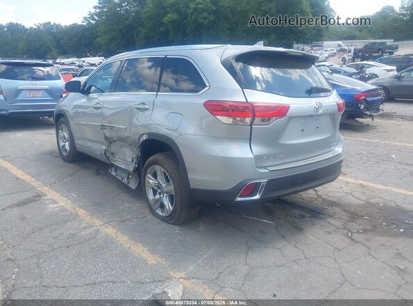5TDDZRFH0JS847608 2018 TOYOTA HIGHLANDER Silver უკანა მარცხენა